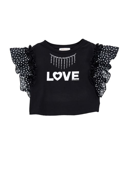 T-SHIRT CROPPED LOVE JERS MONNALISA | 11A625 1206/0050